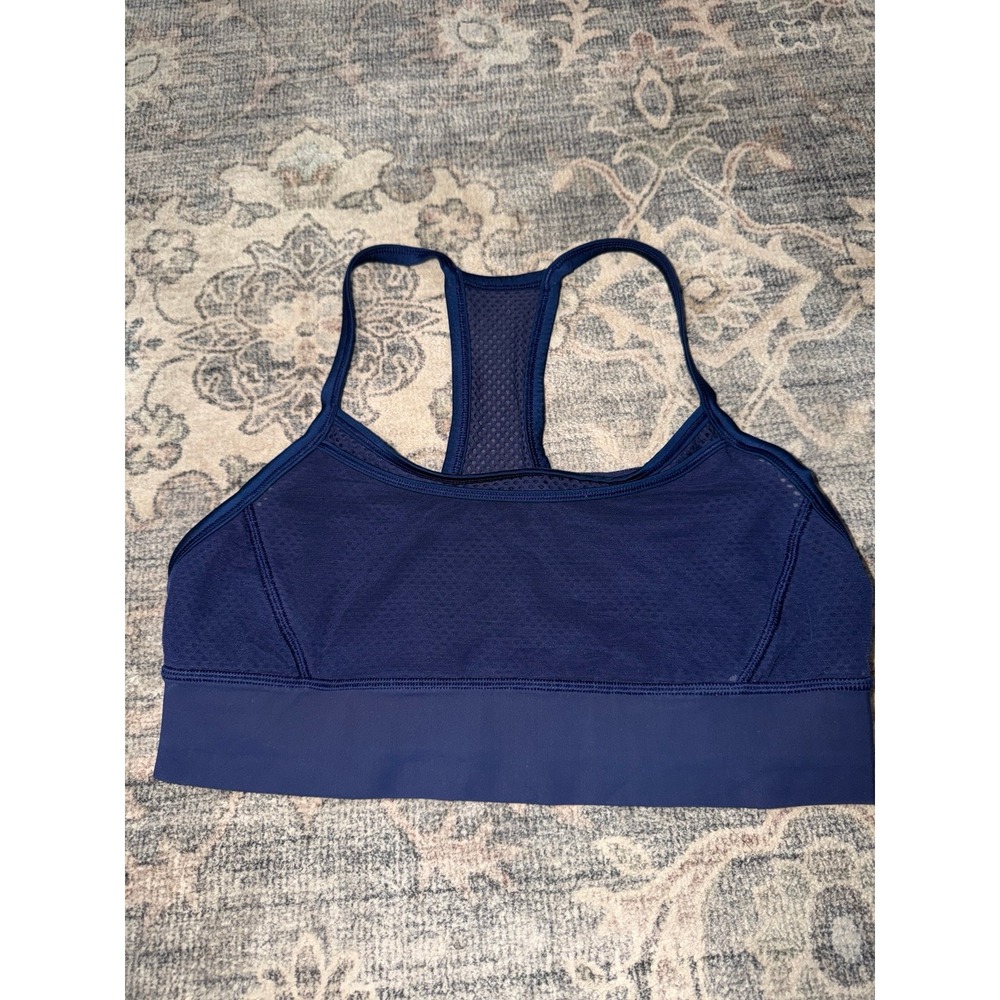 Lululemon Fit Physique Bra Navy Blue Racerback